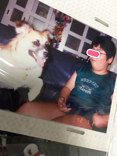 肥満児だった頃の僕と愛犬♪